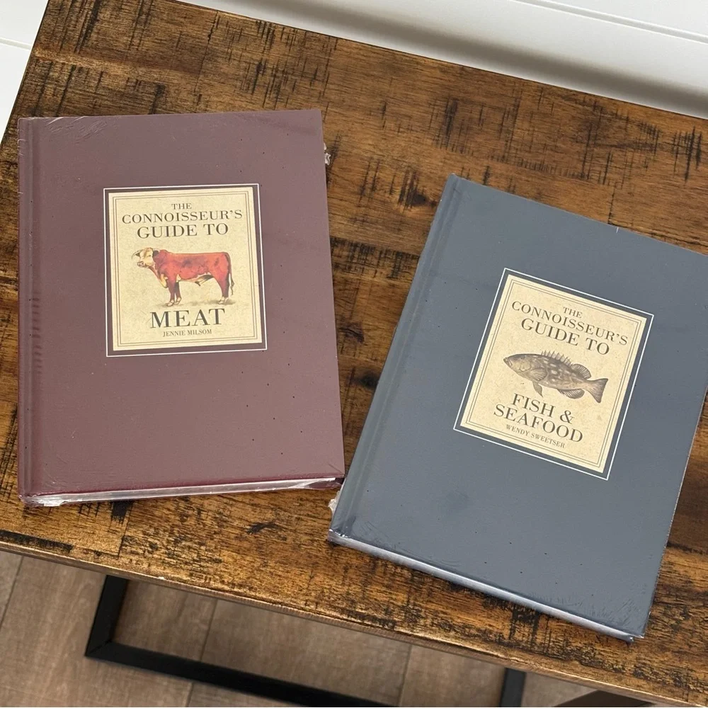 The Connoisseur's Guide Book Set - Meat and Fish & Seafood New